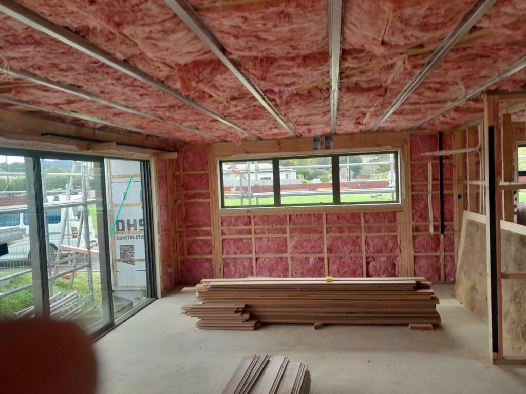 Installation of insulation Northland Interiors