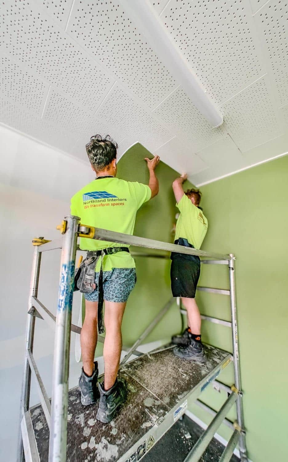 Northland Interiors Autex installation